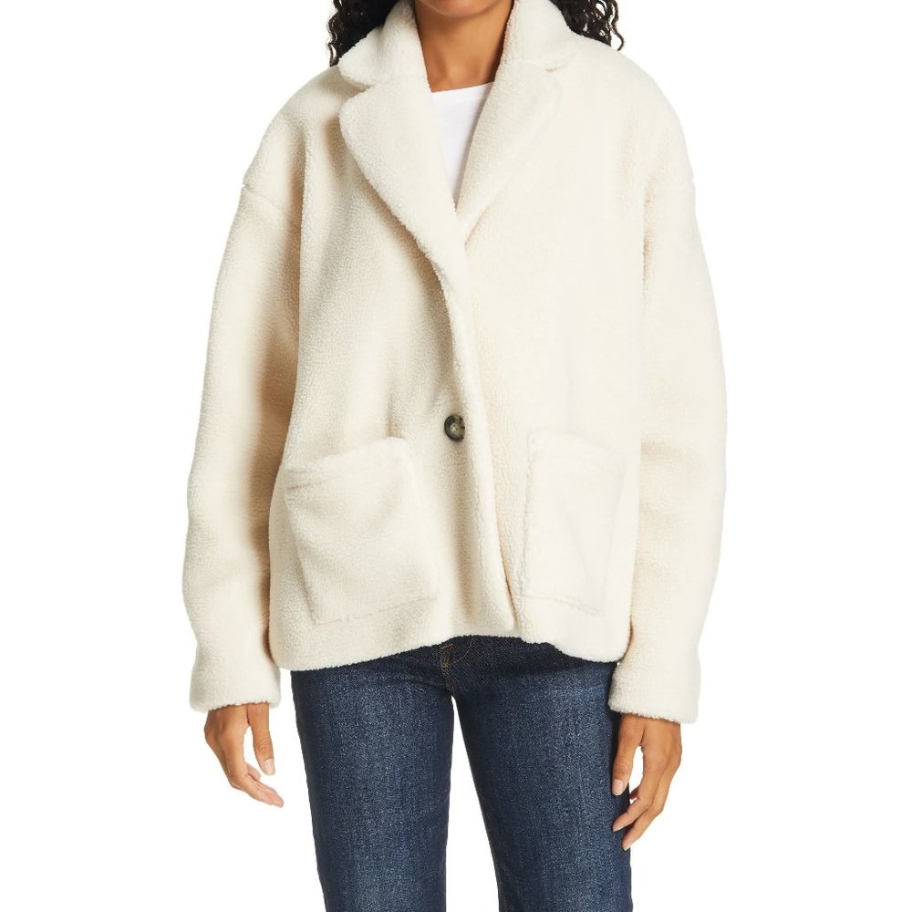 ATM Anthony Thomas Melillo NWT High-Pile Sherpa Fleece Jacket size Small